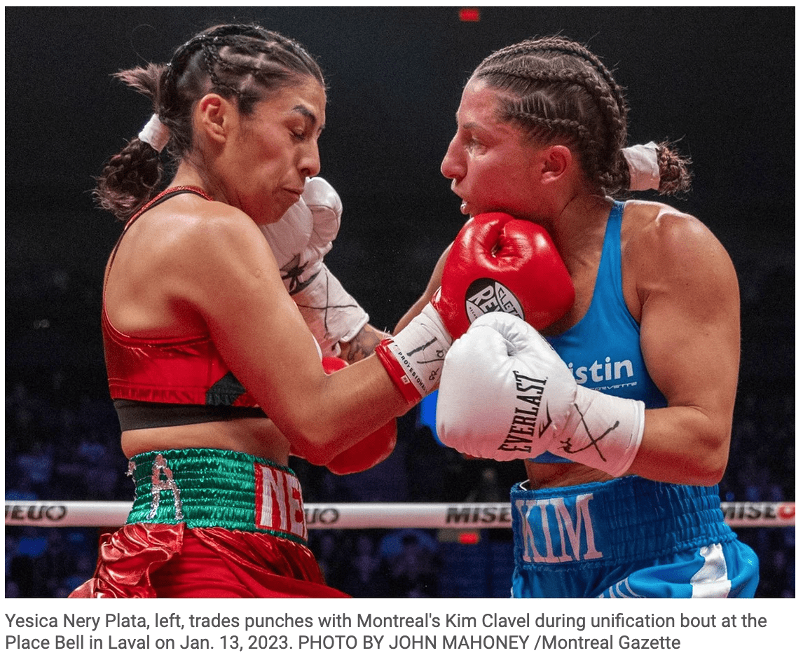Clavel de retour contre la championne espagnole - Canada Fighting