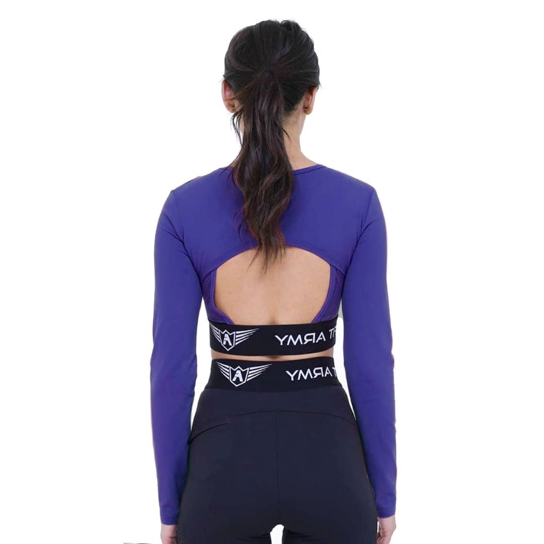 Aphrodite manches longues crop top - Canada Fighting Vetements