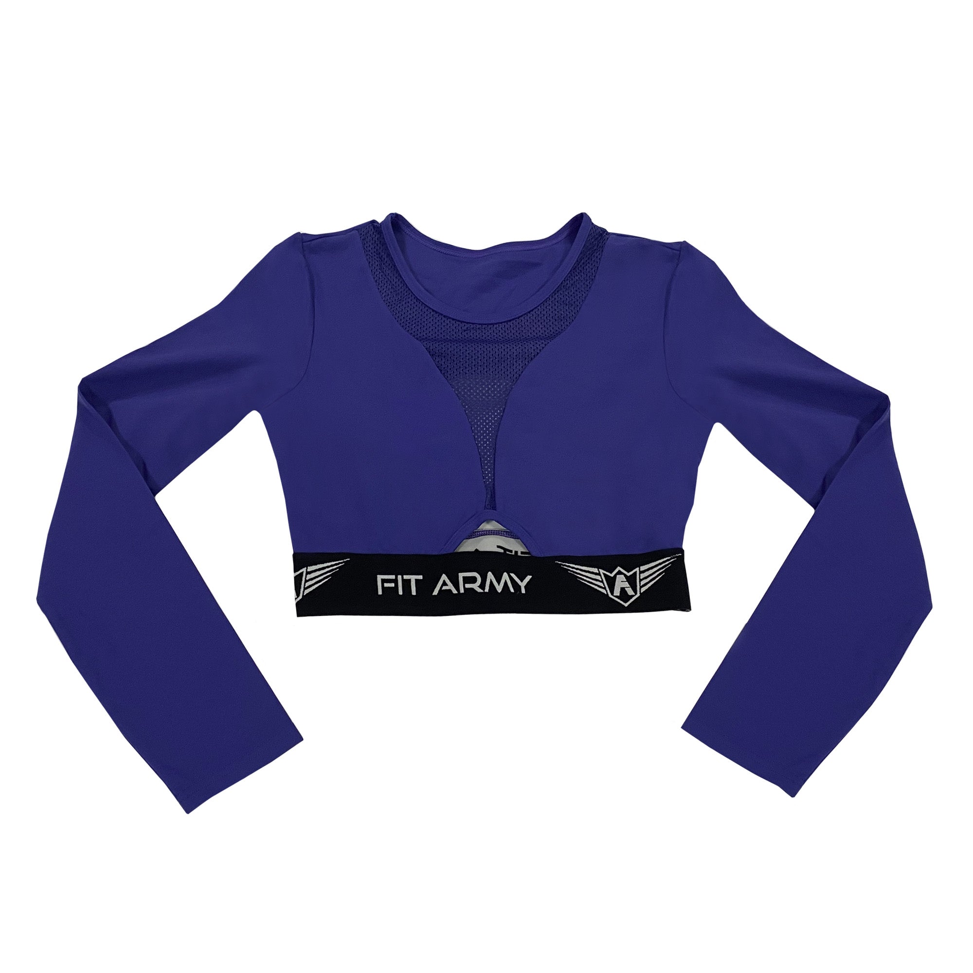 Aphrodite manches longues crop top - Canada Fighting Vetements