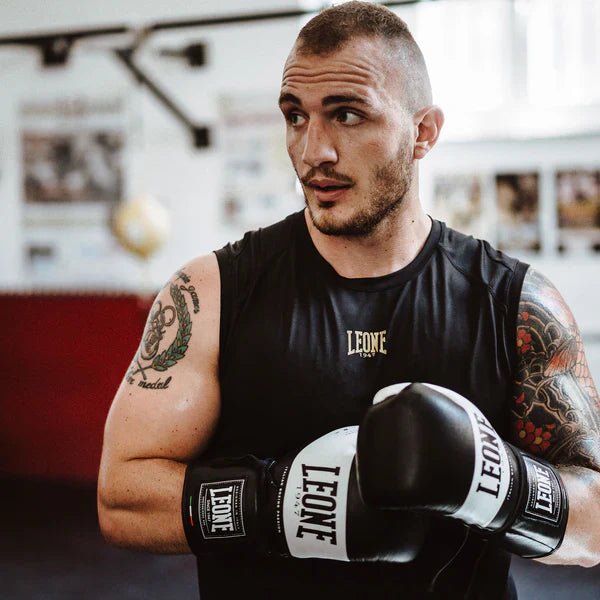 Gants de boxe Leone Shock – Cuir premium pour entraînement - Canada Fighting Gants de boxe