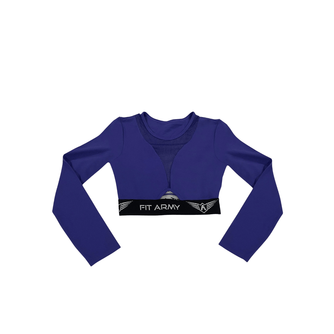 Aphrodite manches longues crop top - Canada Fighting Vetements