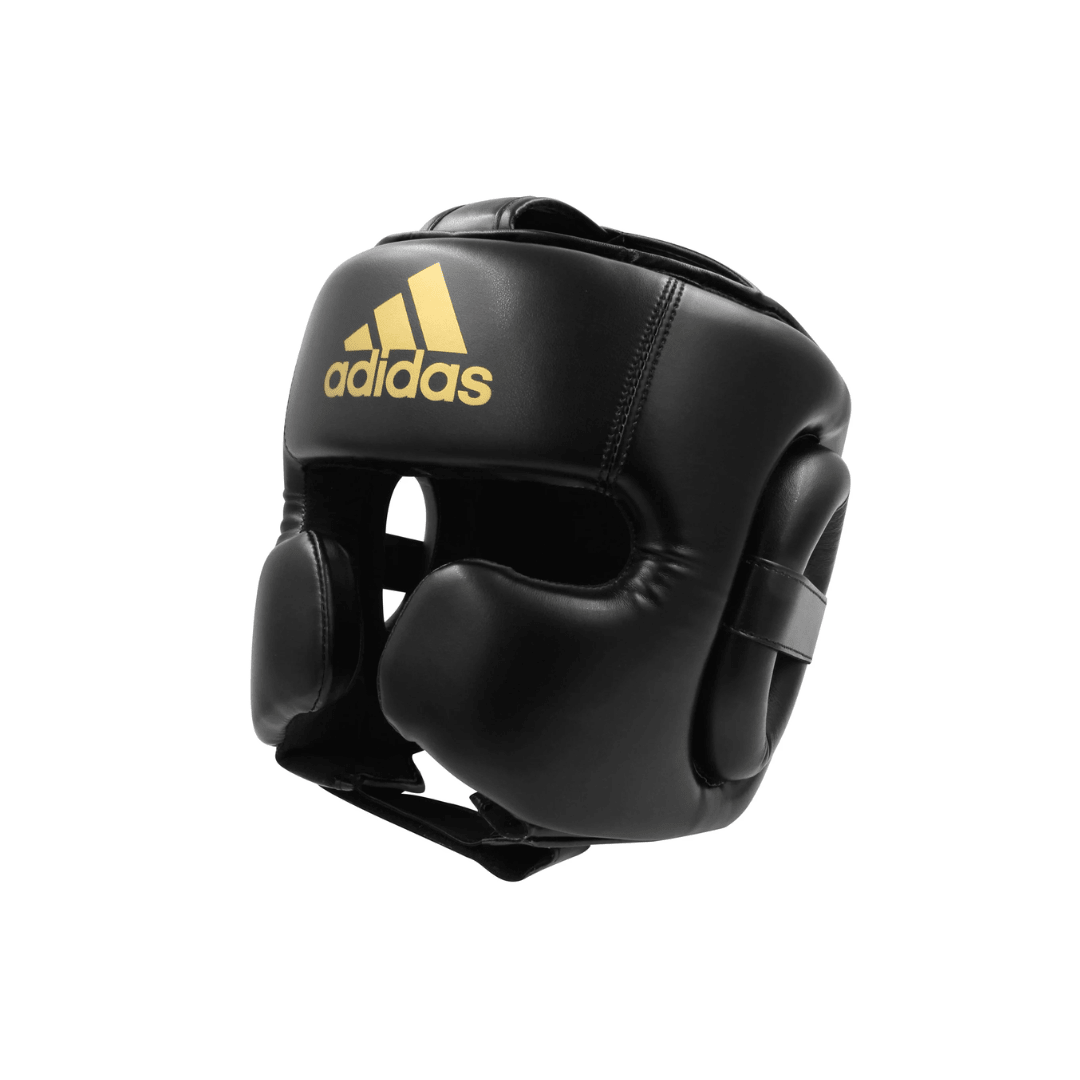 Casque de boxe Adidas Super Pro – Protection de sparring haute performance - Édition noire - Canada Fighting Protection