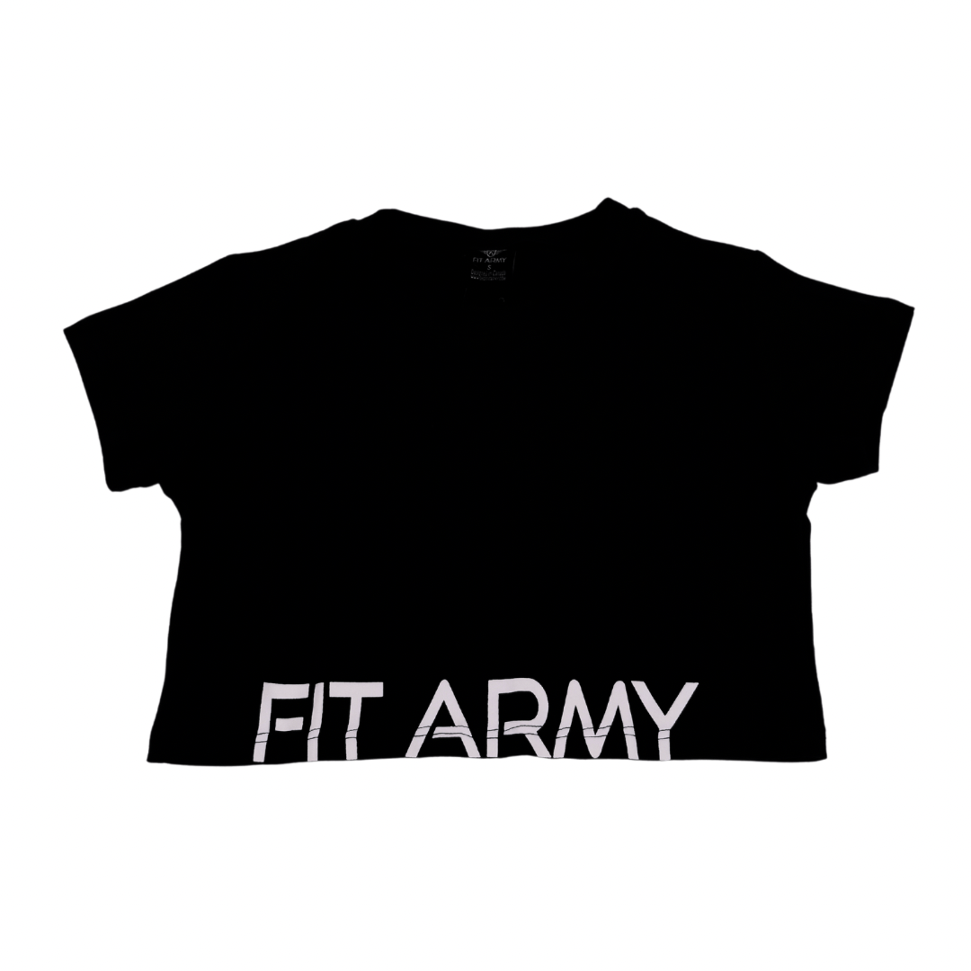 Crop top manches courtes - Canada Fighting Vetements