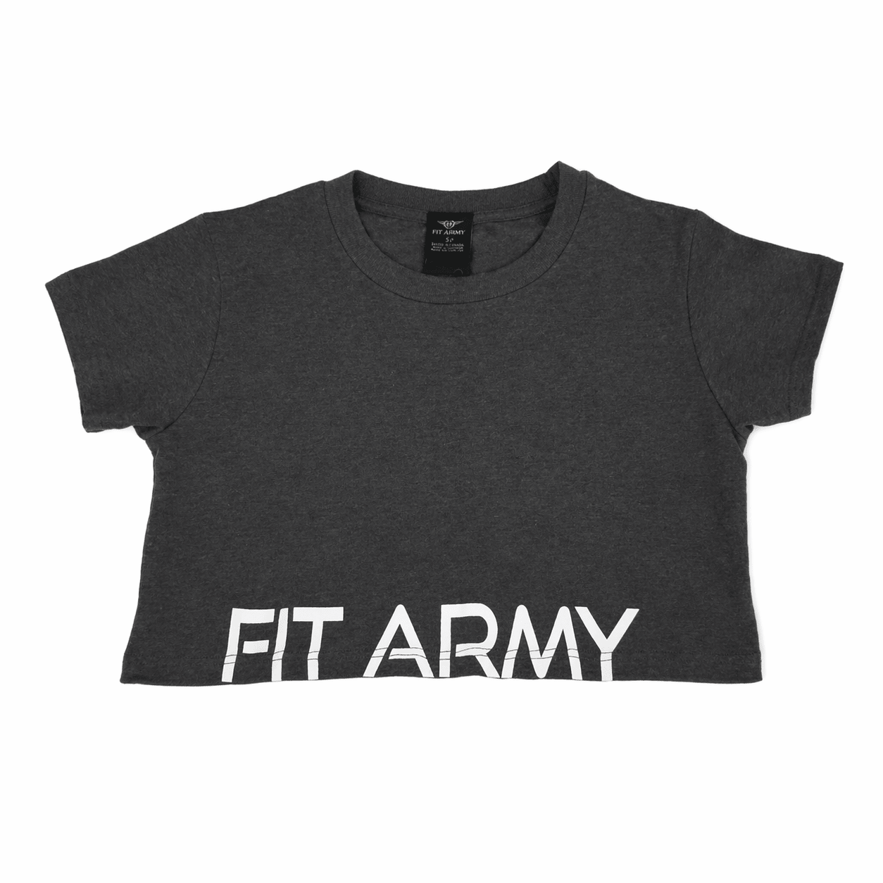 Crop top manches courtes - Canada Fighting Vetements
