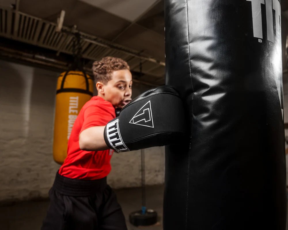 TITLE Boxing Gants de boxe lavables Gel Fitness 3 - Canada Fighting Gants de boxe
