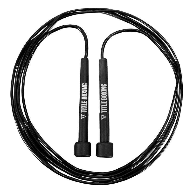 TITLE Boxing Licorice Speed Rope 2.0 - Black / 10